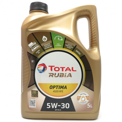 5 Liter Total Rubia Optima 4100 XFE 5W-30